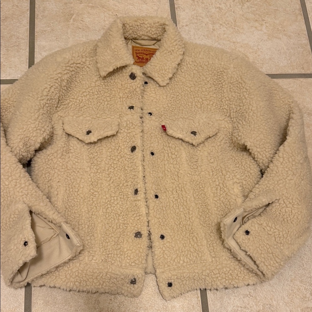 Levi's Women's Tan Teddy Jacket